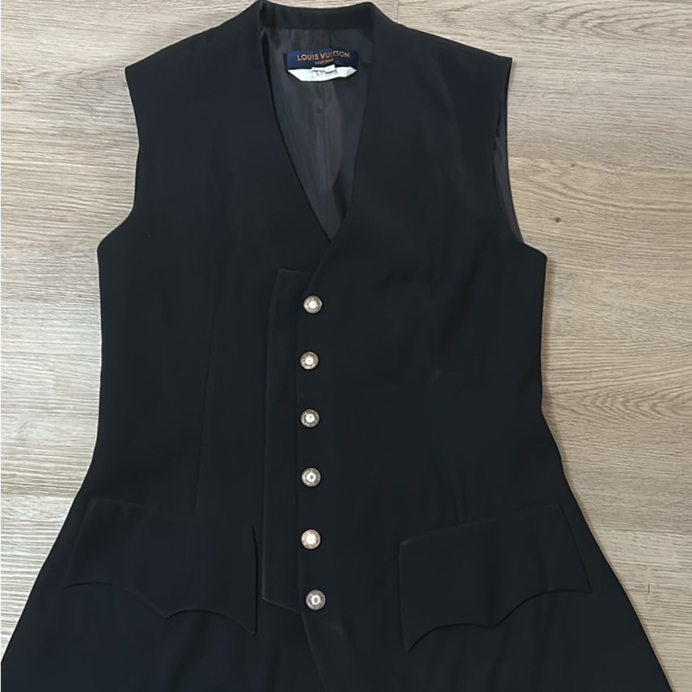 Louis Vuitton Black Sleeveless Vest